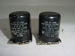 2 Vintage UTC A - 20 Style Tube Amplifier Mixing Matching Input Transformer Pair 1 2