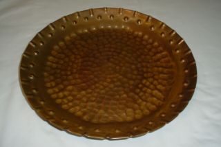 Vintage Solid Copper Tray 12 1/2 Inches Wide Arts & Crafts,  Mission Style