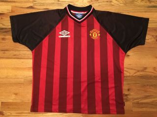Vintage Umbro Manchester United Shirt Soccer X Large Shirt Jersey Epl Mls