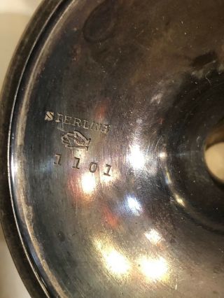 Vintage Sterling Silver Sherbert Dish 3” X 3” 1101 3