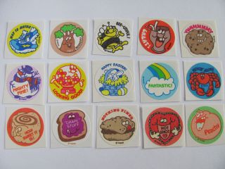 Vintage Scratch And Sniff Stinky Matte Trend Stickers Scrapbook - You Choose