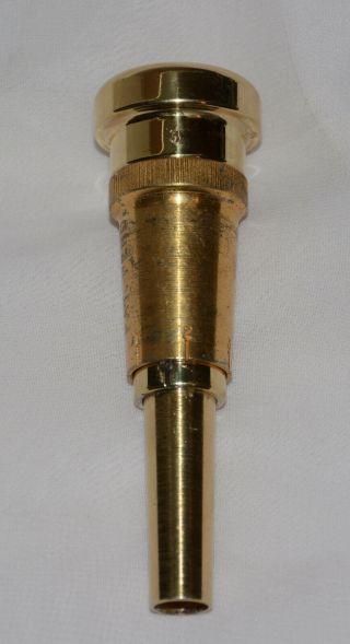 Vintage Jerwyn Adjustable 3 Trumpet Mthp 25 Throat Gold Plate Old Stock