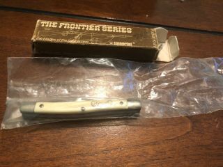 Vintage Frontier Imperial Usa 40p2 2 - Blade Pocket Knife