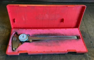 Vintage Mitutoyo No.  505 - 644 - 50 8 " Dial Caliper Shock Proof Made In Japan.  001 "