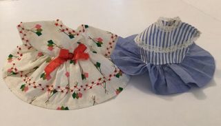 2 Vintage Dresses Tiny Terri Lee Tagged & Littlest Angel