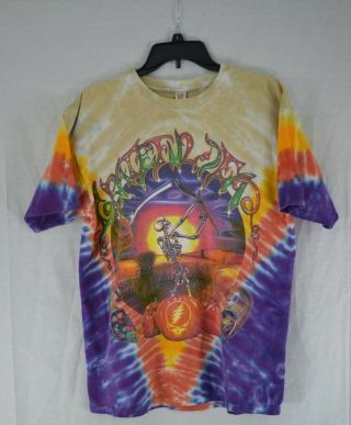 Vintage 1994 - Grateful Dead Fall Tour - Concert T - Shirt - Tie Dye - Size Large