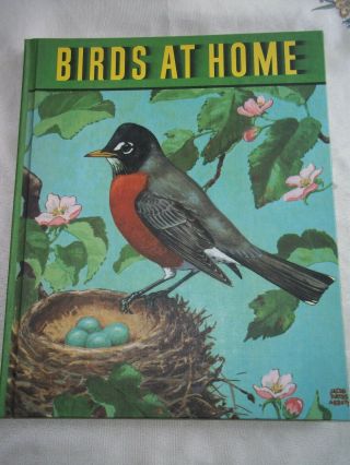 Vintage 1942 Birds At Home By Marguerite Henry Illustrated By Jacob Bates Abbott
