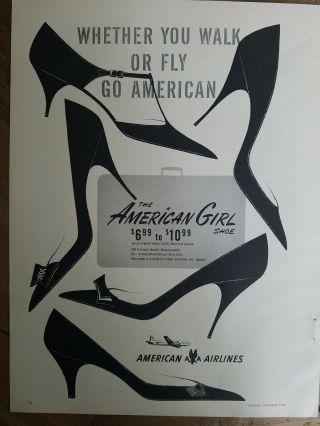 1958 American Airlines And American Girl Women 