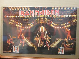 Vintage 1982 Iron Maiden Rock Band Music Artist Poster 9472