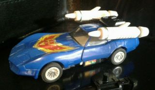 Tracks Vintage 1985 G1 Transformers Corvette Action Figure Near Complete