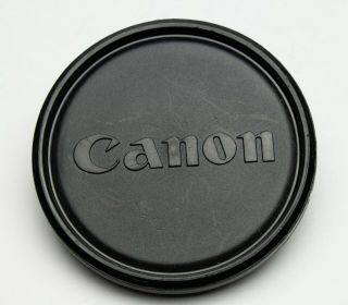 Canon 57mm Lens Cap For Canonet Ql17 Push - On Rubber Vintage Oem