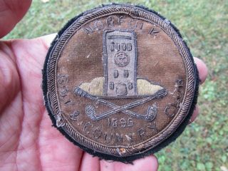 Simcoe Ontario Town Vintage Embroidered Patch Norfolk Golf & Country Club 1895