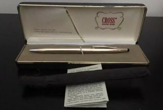 Vintage 1975 Cross 14k Gold Filled/rolled Classic Century Ballpoint Pen