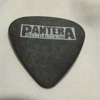 Vintage Pantera Rex Brown Signature Guitar Pick Cowboys From Hell Tortex