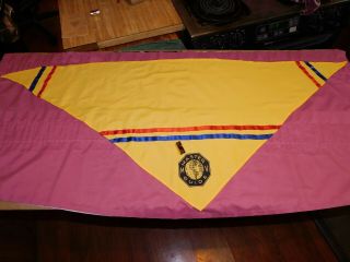 Vintage Missionary Volunteer Master Guide Scarf W/clasp