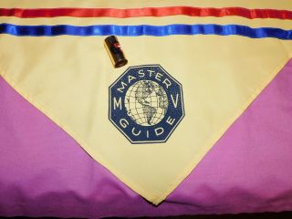 Vintage Missionary Volunteer Master Guide Scarf w/Clasp 2