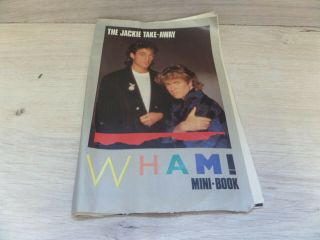 The Jackie Take Away Wham Mini Book Vintage Retro 80 