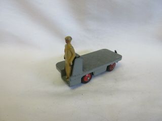 Vintage Dinky Toys Cast Metal Bev Electric Truck 14a Rare Grey Color