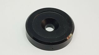 Black Vintage Turntable Single Adaptor 45 Rpm / Adapter / Puck