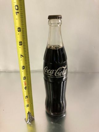 Vintage Iceland Coca - Cola Bottle 190 Ml Skrasett VÖrumerki