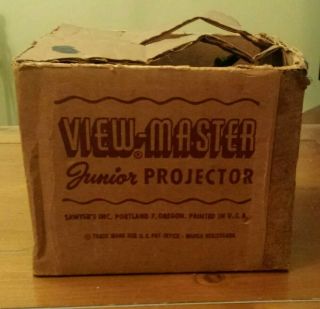 Vintage Sawyer View Master Junior Projector With Box