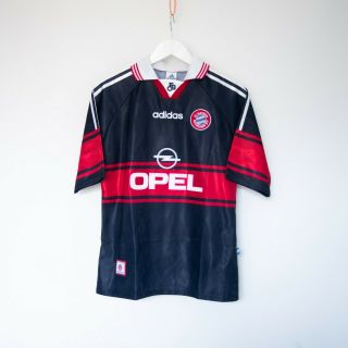 Bayern Munich Adidas 1997/1998 Home Vintage Football Shirt M