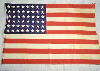 Vintage 48 Star American United States Flag (1912 - 1959) - 11 " By 16 - 1/2 "