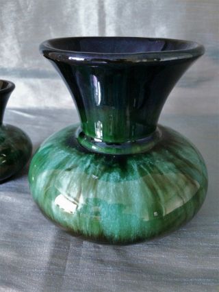 Vintage Blue Mountain Pottery Canada BMP Bulb Base Vases 4