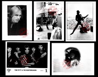 Group 7 Vintage Tom Petty Glossy Photographs 8x10 From The 1970s 80s Dolls Film