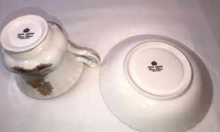 Vintage Royal Albert China Footed Tea Cup and Saucer 5