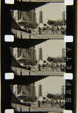 Vtg 1940 16mm Amateur Movie Film San Francisco Worlds Fair Color & B,  W Buildings
