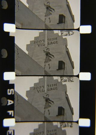 Vtg 1940 16mm AMATEUR Movie FILM San Francisco WORLDS FAIR Color & B,  W Buildings 5