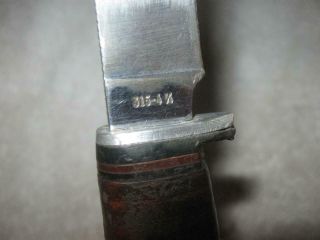 Vintage Case XX USA Fixed Blade Camping Knife,  315 - 4 - 3/4,  Made In USA 4