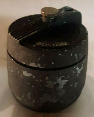 Vintage Boston Cast Iron Spinning Pencil Sharpener And 78