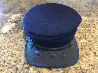 Vintage Fire Cap.  Hat.  Fd.  Firefighter.  Fire Department.