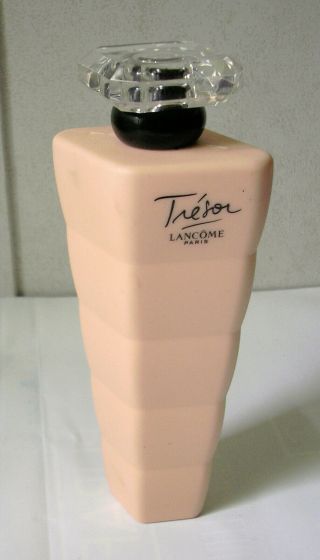 Vtg.  Lancome Tresor Perfumed Body Lotion 6.  7 Oz 95 Full