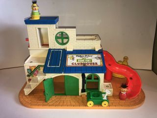Vtg Fisher Price Sesame Street Play Family Clubhouse 937 Bert Ernie Car 1977