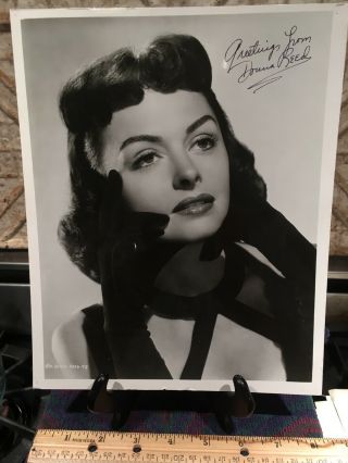 Guaranteed Authentic Vintage Autograph Donna Reed Movie Tv Star So Stunning