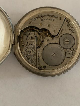 Vintage Elgin pocket watch 6