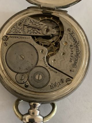 Vintage Elgin pocket watch 7