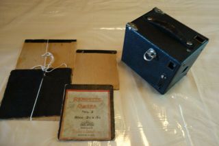 Vintage Rexoette Camera No.  2 - Burke & James - Box Camera - W/box -