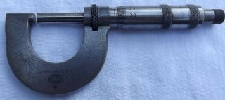 Vintage Mauser 0 - 25mm Micrometer 0.  01