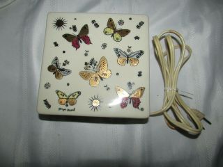 Vintage Signed Georges Briard Butterfly Electric Warmer - - Very Rare
