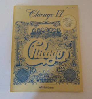 Vintage 1973 Chicago Piano/vocal Music Book Vgc