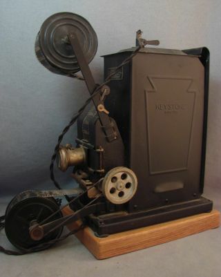 Vintage Keystone Moviegraph 198W Handcrank 35mm Movie Projector 3
