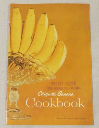 Chiquita Banana Cookbook,  Vintage Recipes,  24 Pages