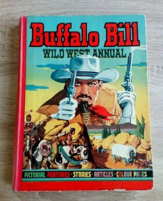 Buffalo Bill Wild West Annual 1951 Vintage Hardback Book
