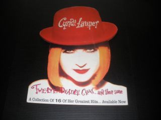 Cyndi Lauper 12 Deadly Cyns 1994 Vintage Orig Music Store Promo Standee Display