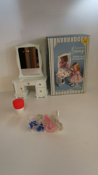 Vintage Vogue Vanity With Accessories 1978 For Ginny 8 " Dolls