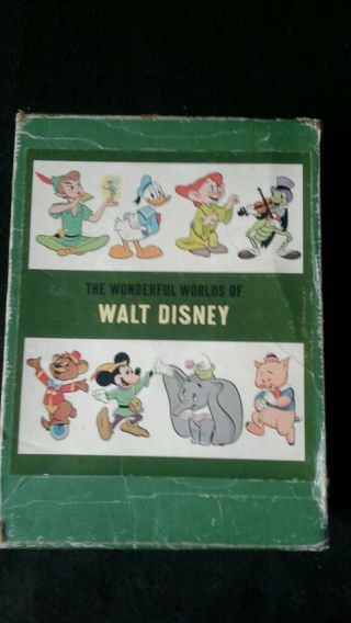 The Wonderful World Of Walt Disney Book Boxed Set.  Vintage 1965 Golden Press 2